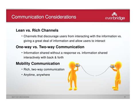 rich and lean communication channels